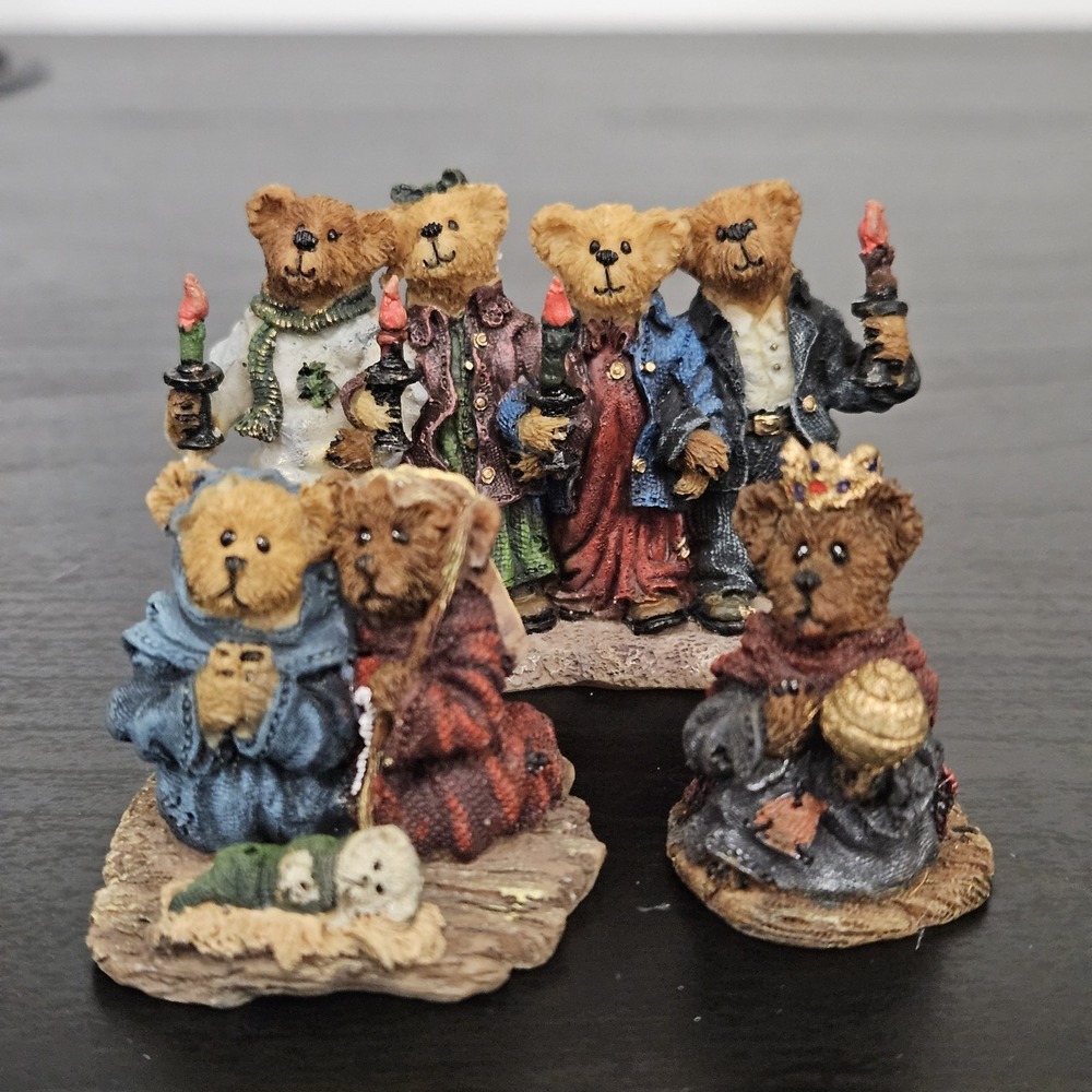 Boyds St Nicholas Chapel Nativity PAC + Figs Follow Yonder Star Christmas OB EUC - Picture 6 of 16